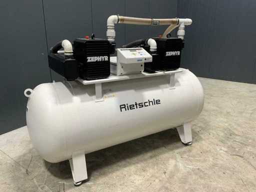 2007 Rietschle VLR 100 Vacuum Tank Pump Set