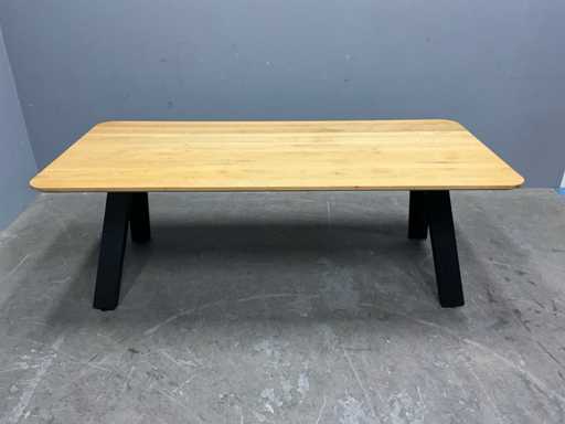 Rechthoek Eiken Eetkamertafel 220 cm