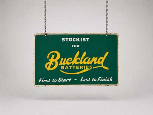 Buclany Batteries billboard