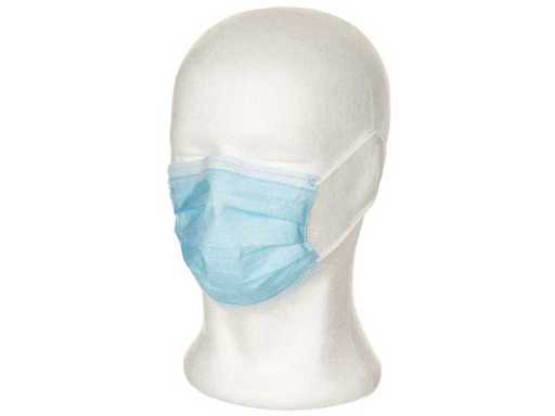 Einwegmaske, 3-Lagen, mit Elastikband (TR) (2000x)