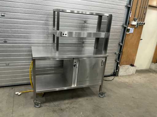 Armoire chauffante mobile