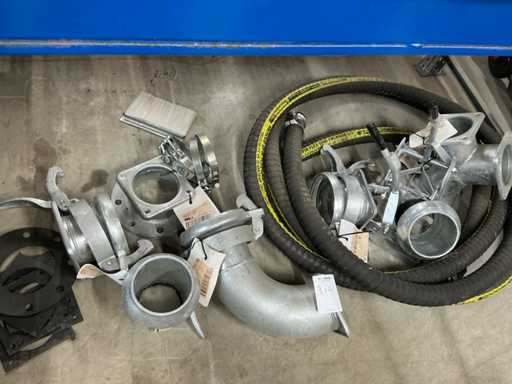 Waterslangkoppelingen en 1 slang