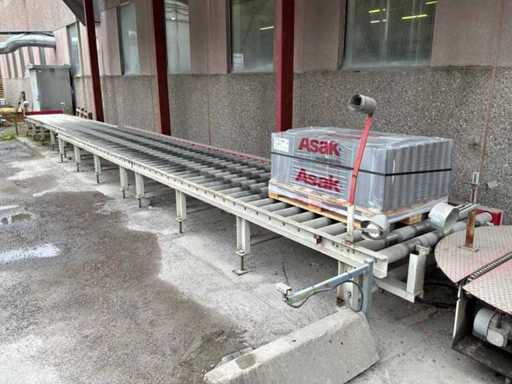 Various roller conveyors (C) (3x)