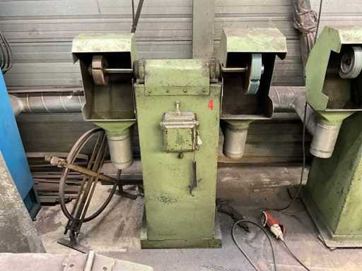 Machine à meuler double pierre