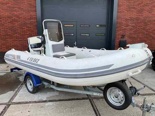 2020 ZAR Mini RIB 14 Rib Boat con rimorchio
