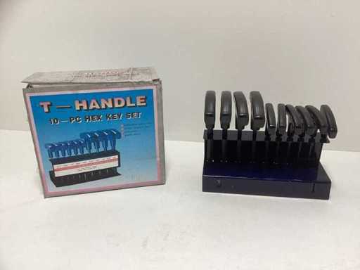 T-Hebel-Allbusschlüssel-Set – 10 Teile