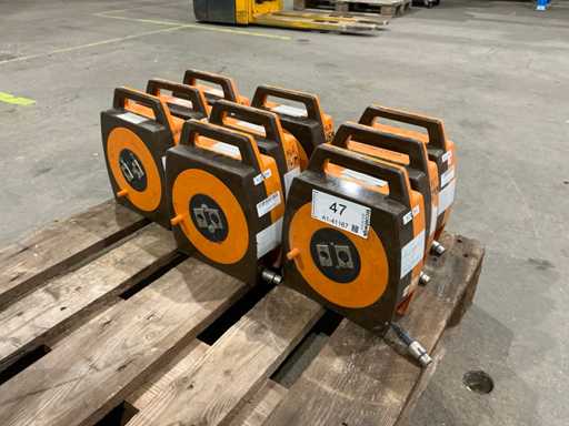 Geluidskabel mini jack drum 45 m (4x)