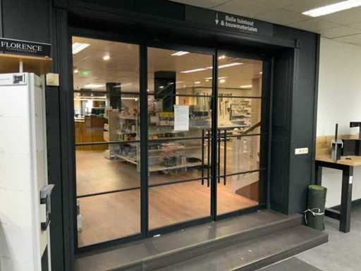 Pivot doors approx. 2270x2820 mm