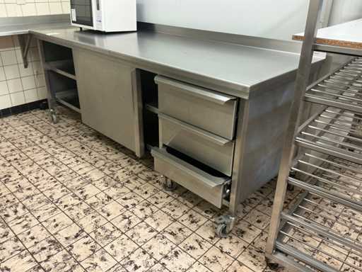 Roestvaststalen werkbank