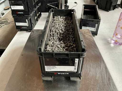 Würth 10.61kg Place screw LBK 4.8 x 25 in stackable container