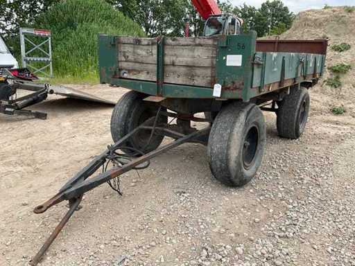 1950 Zelfbouw / Jumbo Schamelaanhangwagen