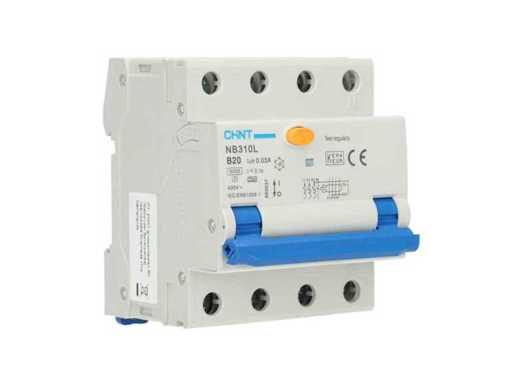 Chint NB310L 3P+N B20 Residual Current Circuit Breaker (3x)