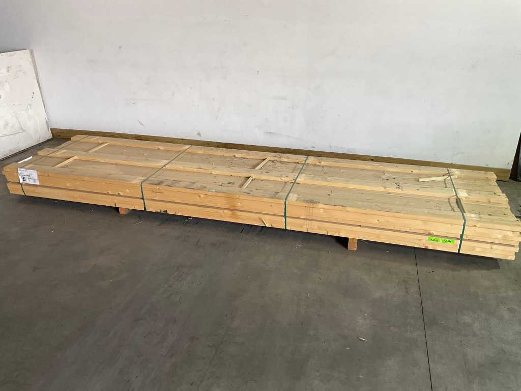 Vuren plank 450x14x3,5 cm (30x)
