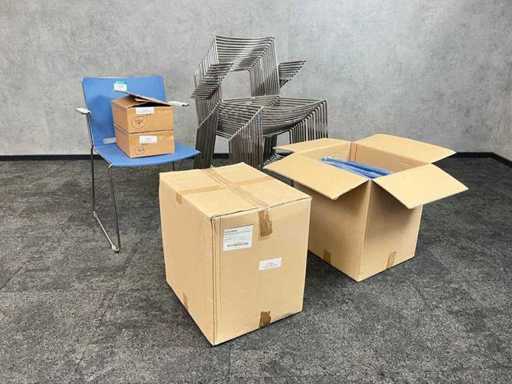 17x Markant Pep - chaise de nidification avec accoudoirs - inutilisée