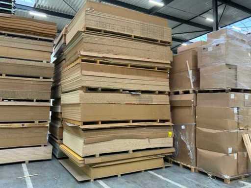 MDF HDF Decoratie spaanplaat ca. 23m3