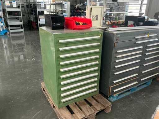 BADE Panzer Armario de herramientas con contenido