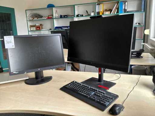 Lenovo Thinkvision F22270QT0 & LT2252pwA Monitor