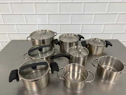 Oală de gătit din oțel inoxidabil (8x)