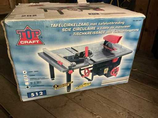 Topcraft 512 Tafel Cirkelzaagmachine