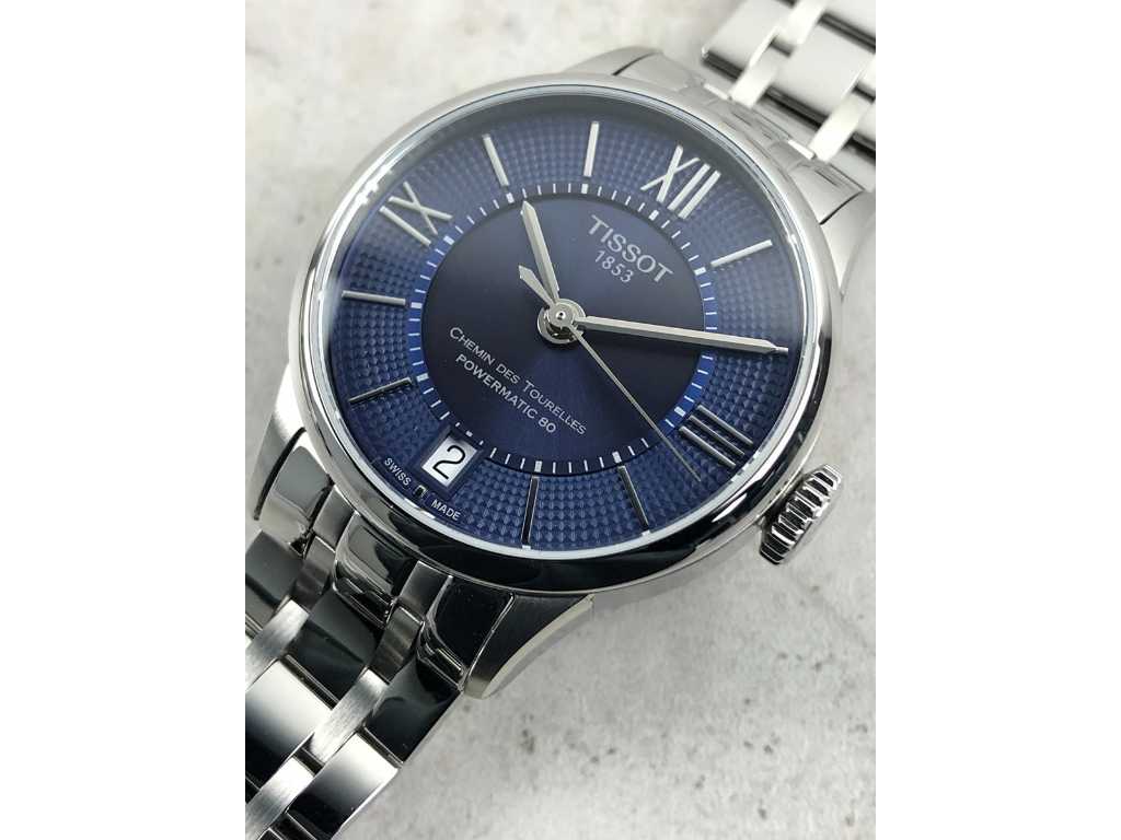 Tissot chemin des tourelles powermatic 80 lady blue new arrivals