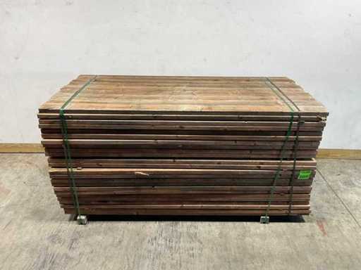 Softwood beam planed 38x120x2254 mm - KDI brown S4S R3 (216x)