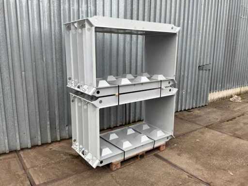 Matriță din blocuri de beton 2x