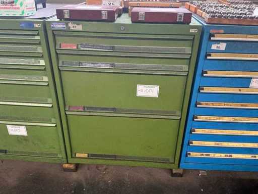 ALBRECHT EPlus gereedschapskast inclusief inhoud (diverse freesgereedschappen)