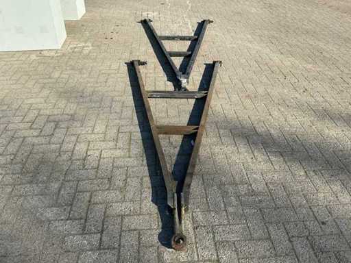 Trailer triangle drawbar (2x)
