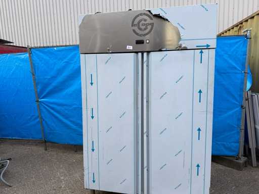 Congélateur en acier inoxydable 2 portes HWG CN-1402 2020