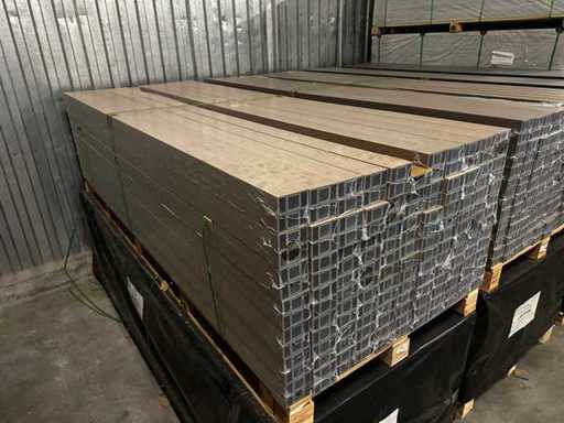 154x Eichen-Verbundlatten / Verbundraumtrenner – 300 cm lang