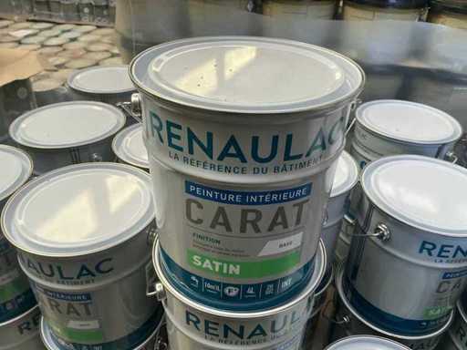 Renaulac Carat Satin Yellow 4000ml peinture d’intérieur (30x)