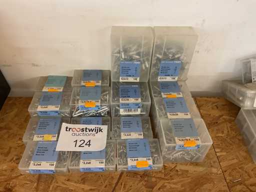 16 dozen blindklinknagels