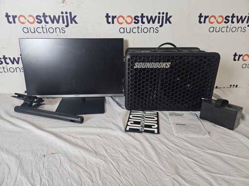 Samsung S27r652fdu - 27'', Soundboks Go mobiele speaker bluetooth met accu