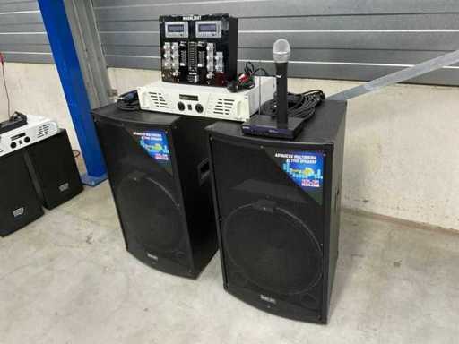 Kit sonore Ibiza AMP600