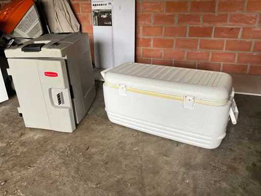 Récipient chauffant et boîte réfrigératrice (2x)