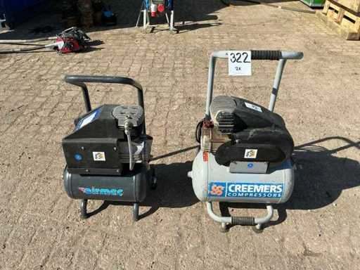 Creemers / AirMac Compresseur d’air (2x)