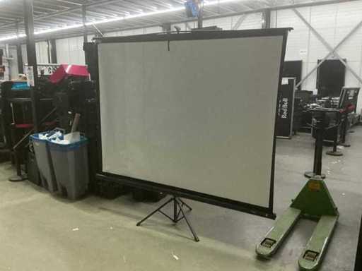 Projection screen 290x165cm