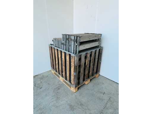 (x10) Pallet / box, pallet extension 100x120x80cm 