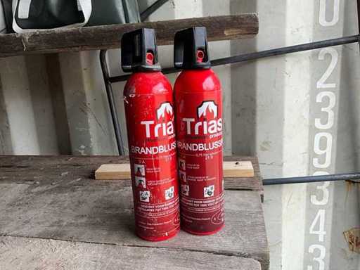 Trias Foam 0.75 liter Fire Extinguisher (2x)