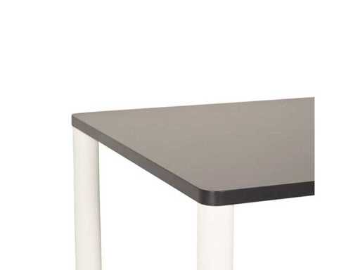 HEM - PRO LOG - Design Arbeittisch, Esstisch Schwarz-Weiss