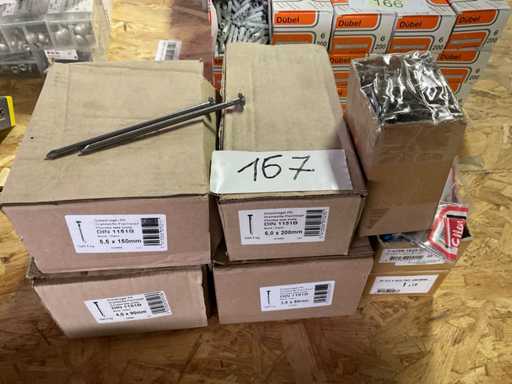 7 boxes of nails