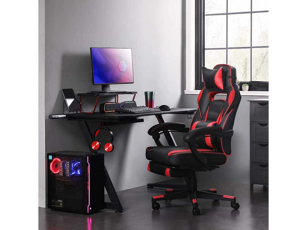 Gaming chair, Gaming chair, Adjustable office chair