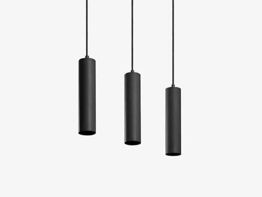 2 x GT Lago Trio feux suspendus noirs