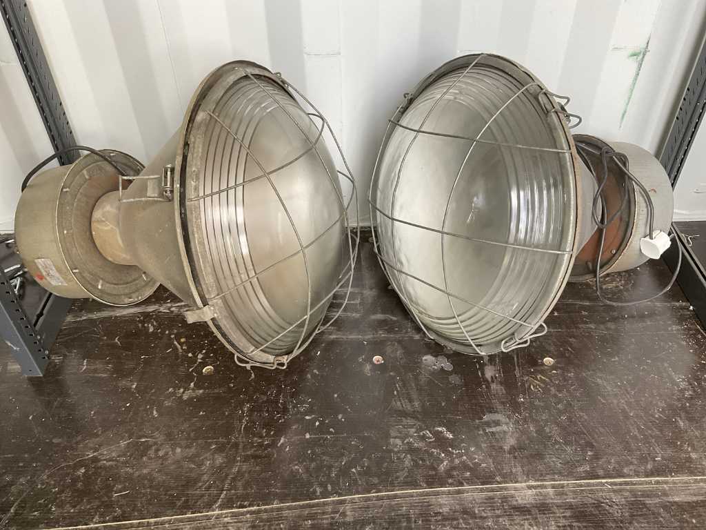Zaklady Metalowe Industriële lamp (2x)