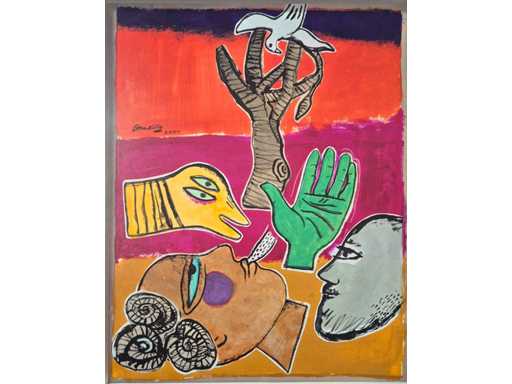 2001 Offset print Corneille ‘La Baobab’