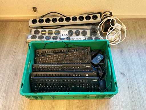 Klawiatury Jabra, myszy i listwy zasilające