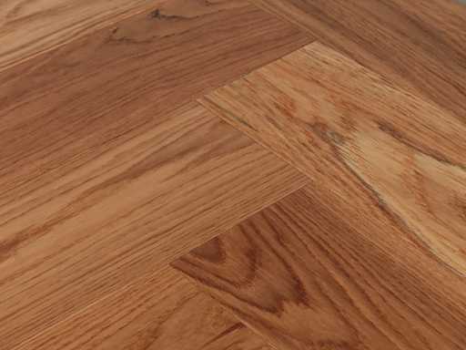 31 m2 Parket eiken visgraat mutliplank - 660 x 110 x 14 mm