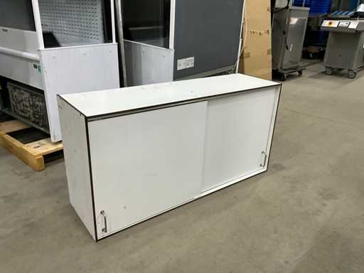 Solid core plastic wall cabinet
