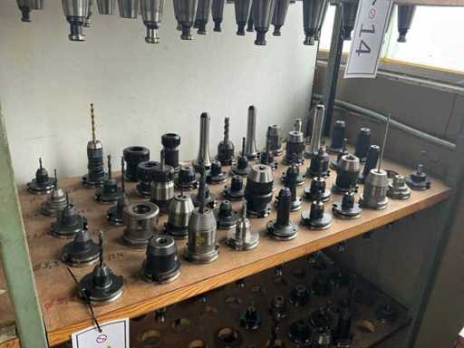 Assortiment intern gekoelde twist drills SK40