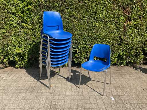 Stapelbare Kantinestoel (10x)